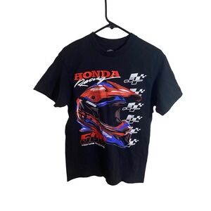 Honda Racing JT Racing GSX 2.0 Graphic T-Shirt Mens Medium Black Motocross Tee